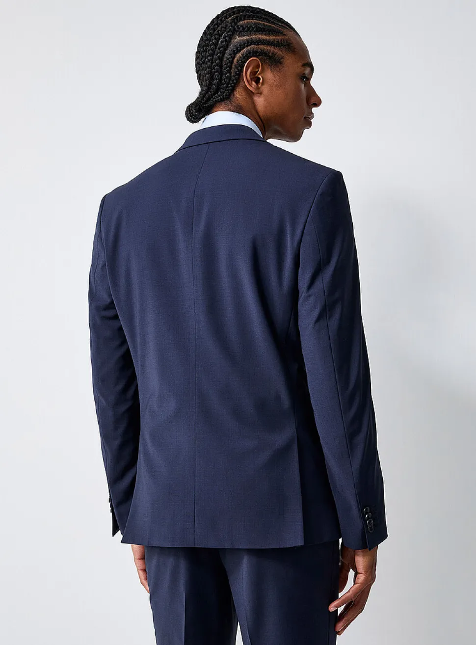 Wool blend stretch jacket