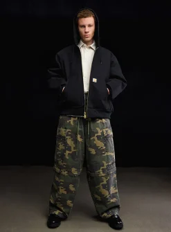 Worker hooded jacket