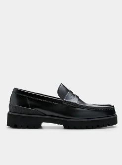 Yukoner notched penny loafers